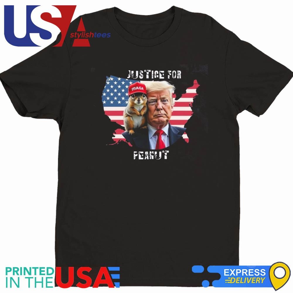 Trump Justice For Peanut 2024 Peanut The Squirrel Animal Lovers Shirt