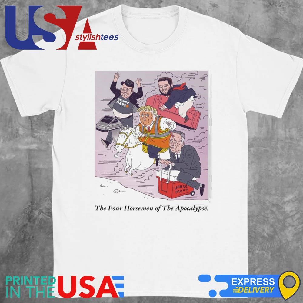 Trump Vance Musk And Rfk The Four Horsemen Of The Apocalypse Shirt