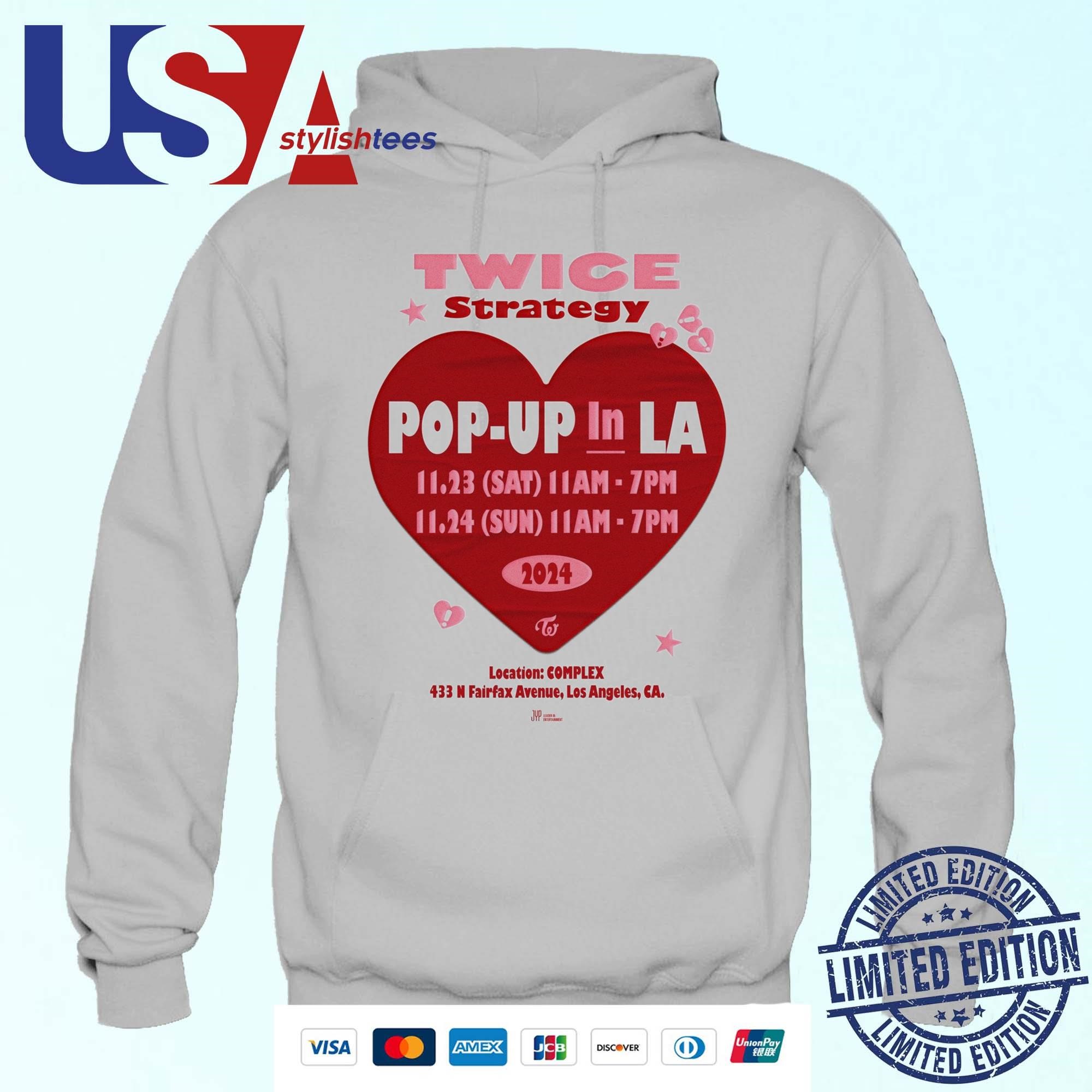 Twice LA Pop Up Blue Hoodie outlet (SM) + Bag + Catalog