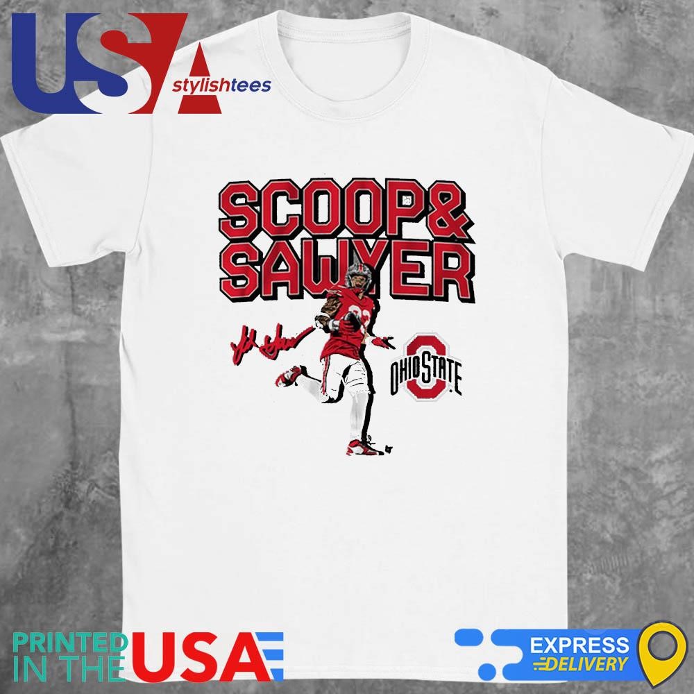 Ohio State Jack Sawyer Scoop And Score T-shirt