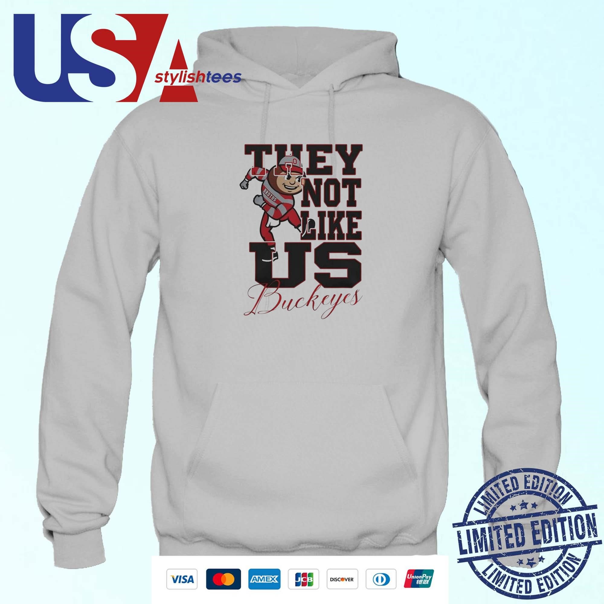 Ohio State They Not Like Us Buckeyes Champions 2025 Mascot Hoodie