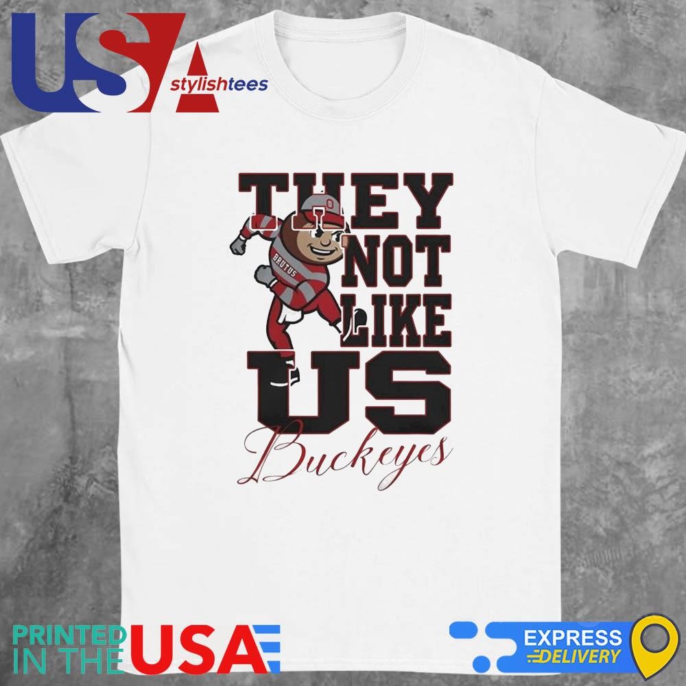 Ohio State They Not Like Us Buckeyes Champions 2025 Mascot T-shirt